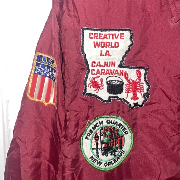 Vintage coaches jacket with patch work - Picture 3 of 12